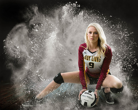 Powder Explosion Photoshop Template